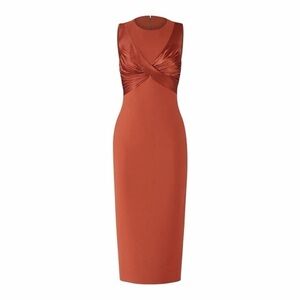 Cinq A Sept Rust Sleeveless Dress